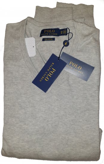Polo Ralph Lauren 4001 Sweater Grey - Motleyho šílený dubnový výprodej - 