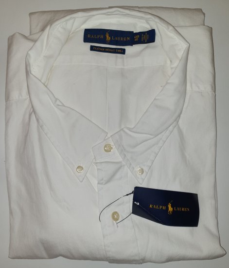 Polo Ralph Lauren Classics White Shirt - Motleyho šílený dubnový výprodej - 