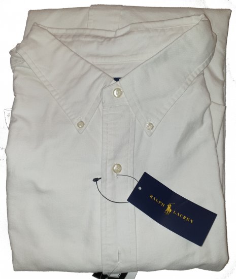 Ralph Lauren TC6U White Shirt - Motleyho šílený dubnový výprodej - 