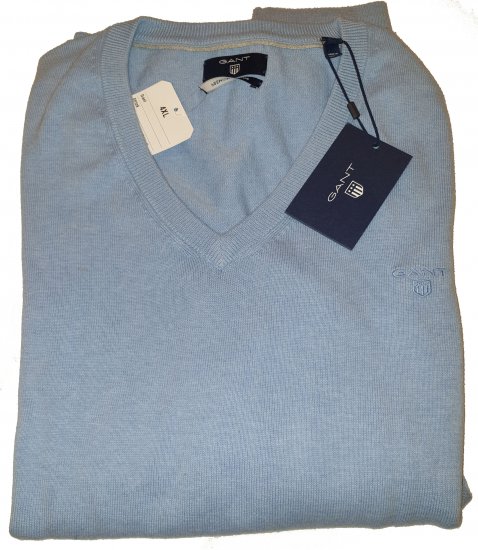 Gant 83072 Sweater Blue - Motleyho šílený dubnový výprodej - 
