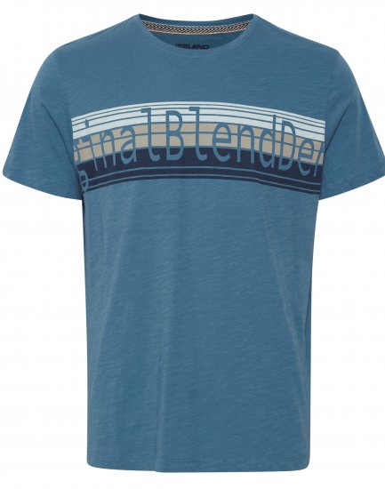 Blend T-Shirt 4242 Copen Blue - Trička - Trička nadměrné velikosti - 2XL-14XL