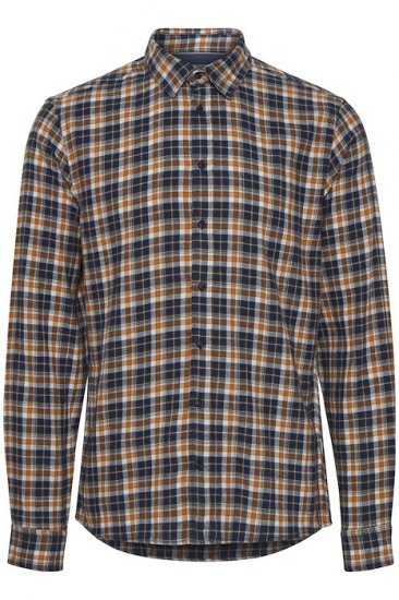 Blend Long Sleeve Shirt 4322 Dress Blues - Košile - Košile 2XL-10XL