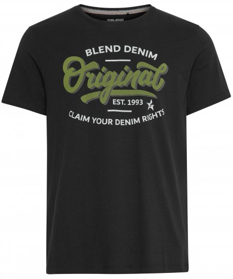 Blend 4568 T-Shirt Black - Trička - Trička nadměrné velikosti - 2XL-14XL