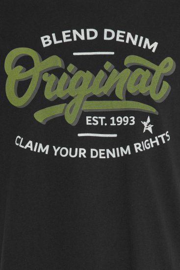 Blend 4568 T-Shirt Black - Trička - Trička nadměrné velikosti - 2XL-14XL