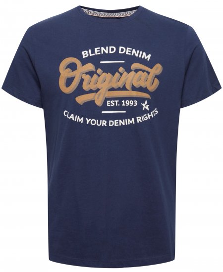 Blend 4568 T-Shirt Dress Blues - Trička - Trička nadměrné velikosti - 2XL-14XL