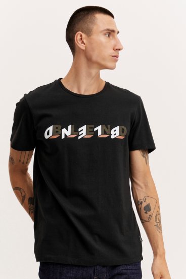 Blend 4795 T-Shirt Black - Trička - Trička nadměrné velikosti - 2XL-14XL