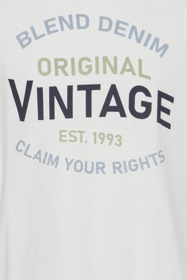 Blend 5018 T-Shirt white - Trička - Trička nadměrné velikosti - 2XL-14XL
