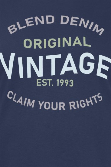 Blend 5018 T-Shirt Navy - Trička - Trička nadměrné velikosti - 2XL-14XL