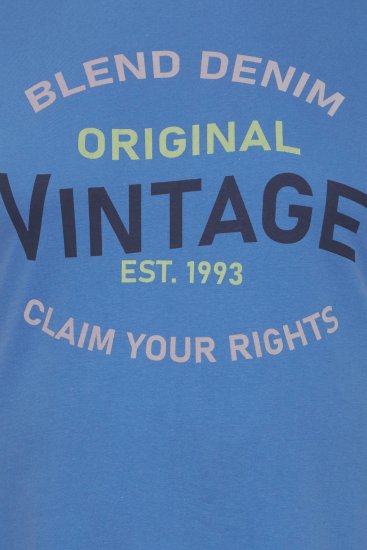 Blend 5018 T-Shirt Blue - Trička - Trička nadměrné velikosti - 2XL-14XL