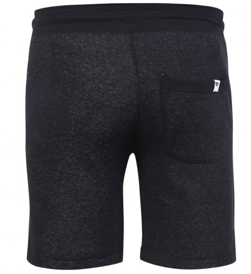 D555 HARLOW Jersey Shorts Black Twist - Tepláky & kraťasy - Tepláky a Teplákové Kraťasy 2XL-12XL