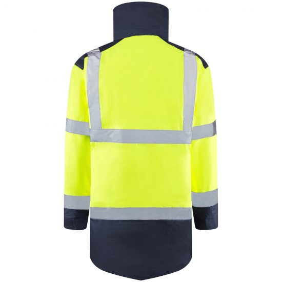 Leo Tawstock Warm Quilted Anorak Hi-Vis Yellow/Navy - Pracovní oděvy - Pracovní Oděvy 3XL-6XL