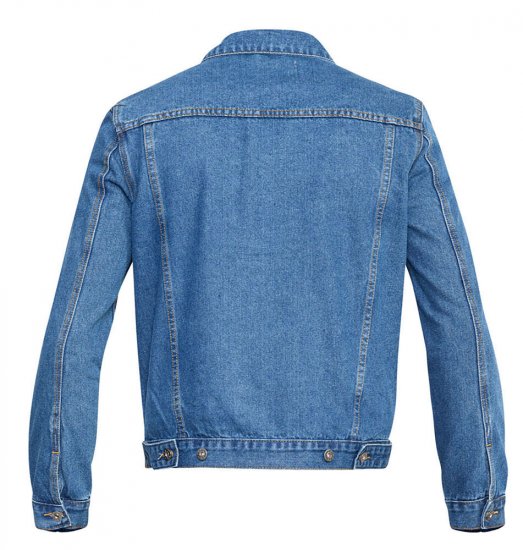 Duke Trucker Denim Jacket Blue - Bundy - Bundy Nadměrné Velikosti - 2XL-8XL