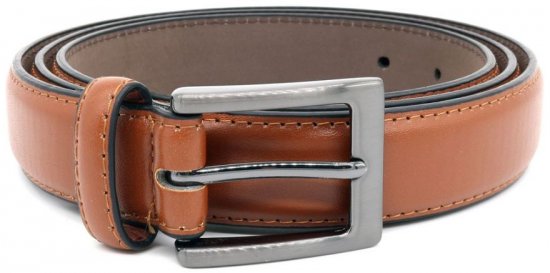 D555 Anthony Leather Belt Brown, 2,7cm - Pásky - Pásky W40-W70/2XL-8XL