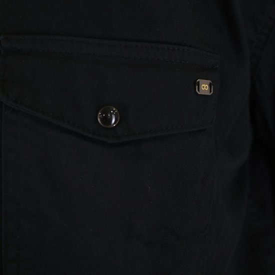 Double Outfitters GS-5126 Košile s patentky Černá - Košile - Košile 2XL-10XL
