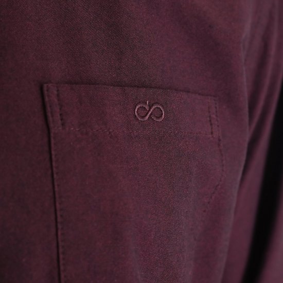 Double Outfitters GS-5225 Oxfordská košile Vínová - Košile - Košile 2XL-10XL