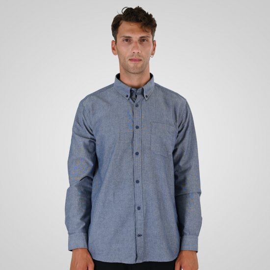 Double Outfitters GS-5225 Oxfordská košile Světle modrá - Košile - Košile 2XL-10XL