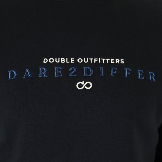 Double Outfitters MTOP-1151 Mikina Černá - Mikiny & mikiny s kapucí - Mikiny & Mikiny s kapucí 2XL-12XL
