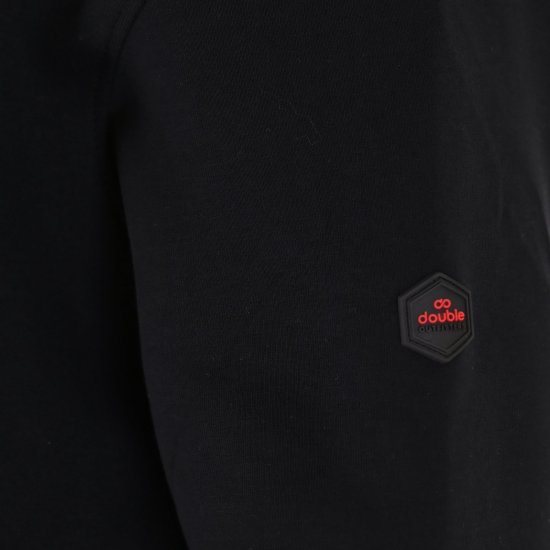 Double Outfitters MTOP-1158 Mikina na zip Černá - Mikiny & mikiny s kapucí - Mikiny & Mikiny s kapucí 2XL-12XL
