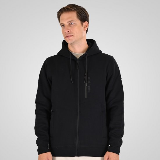 Double Outfitters MTOP-1160 Mikina s kapucí na zip Černá - Mikiny & mikiny s kapucí - Mikiny & Mikiny s kapucí 2XL-12XL