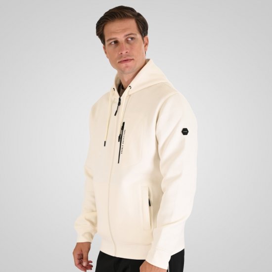 Double Outfitters MTOP-1160 Mikina s kapucí na zip Bílá - Mikiny & mikiny s kapucí - Mikiny & Mikiny s kapucí 2XL-12XL