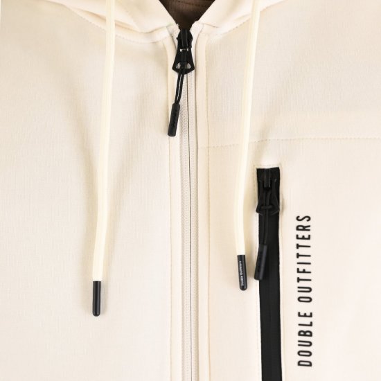 Double Outfitters MTOP-1160 Mikina s kapucí na zip Bílá - Mikiny & mikiny s kapucí - Mikiny & Mikiny s kapucí 2XL-12XL