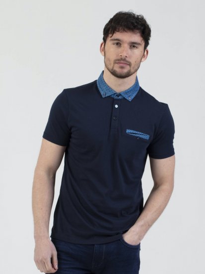 Mish Mash Stanbul Polo Navy - Polokošile - Polokošile 2XL-8XL - Trička s límečkem 2XL-8XL