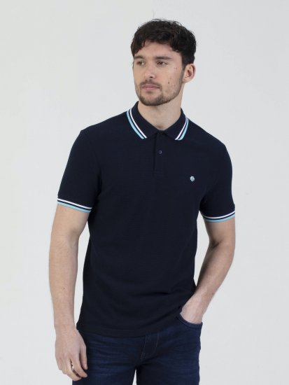 Mish Mash Stockholm Polo Navy - Polokošile - Polokošile 2XL-8XL - Trička s límečkem 2XL-8XL