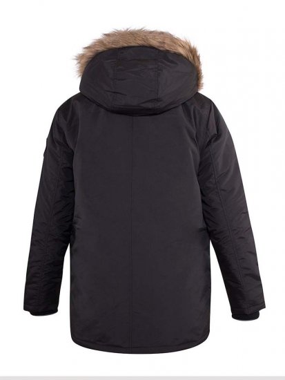 D555 Dundee Parka Jacket With Fur trimming and Teddy Fur Lined hood - Bundy - Bundy Nadměrné Velikosti - 2XL-8XL