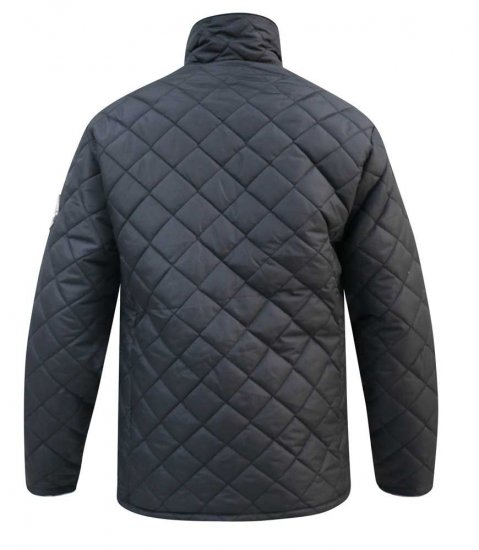 D555 Northcole Quilted Jacket Black - Bundy - Bundy Nadměrné Velikosti - 2XL-8XL