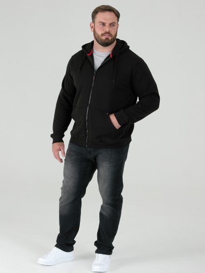 D555 Cantor Hoodie Black - Mikiny & mikiny s kapucí - Mikiny & Mikiny s kapucí 2XL-12XL