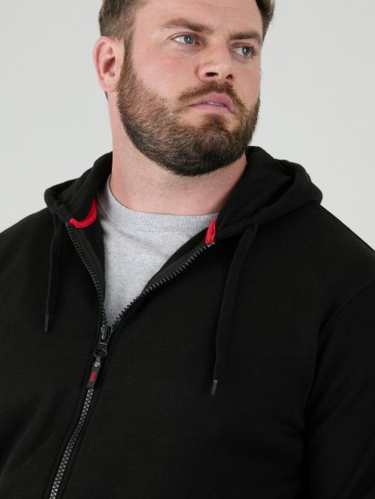 D555 Cantor Hoodie Black - Mikiny & mikiny s kapucí - Mikiny & Mikiny s kapucí 2XL-12XL
