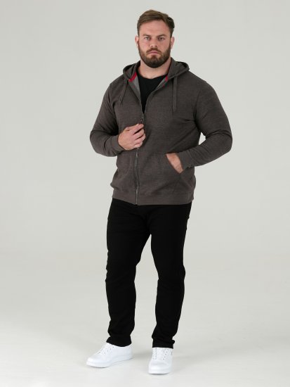 D555 Cantor Hoodie Grey - Mikiny & mikiny s kapucí - Mikiny & Mikiny s kapucí 2XL-12XL