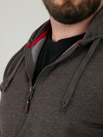 D555 Cantor Hoodie Grey - Mikiny & mikiny s kapucí - Mikiny & Mikiny s kapucí 2XL-12XL