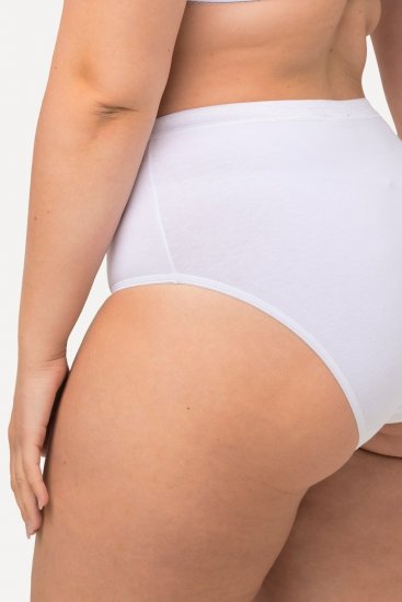 Ulla Popken 309783 Kalhotky 3 ks Bílá - Kalhotky - 