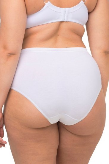 Ulla Popken 309783 Kalhotky 3 ks Bílá - Kalhotky - 
