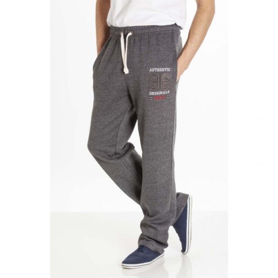 D555 Portland Sweatpants Charcoal - Tepláky & kraťasy - Tepláky a Teplákové Kraťasy 2XL-12XL