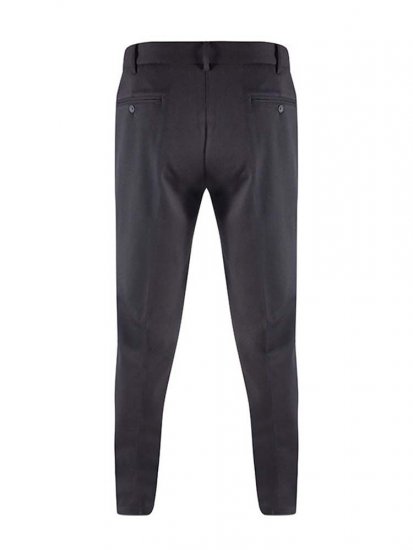 D555 Yarmouth Four Way Stretch Trouser With Flexible Waistband Black - Džíny & kalhoty - Džíny a Kalhoty - W40-W70