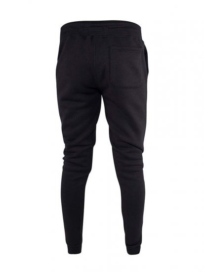 D555 Brandon Sweatpants with Tapered leg Black - Tepláky & kraťasy - Tepláky a Teplákové Kraťasy 2XL-12XL