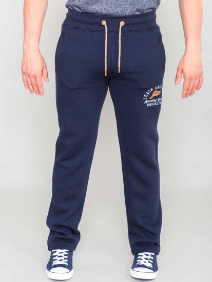 D555 Chilworth Open Hem Jogger Navy - Tepláky & kraťasy - Tepláky a Teplákové Kraťasy 2XL-12XL