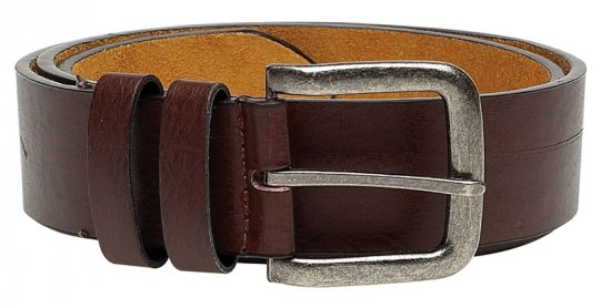 Duke Brown Leather belt, 4cm - Pásky - Pásky W40-W70/2XL-8XL