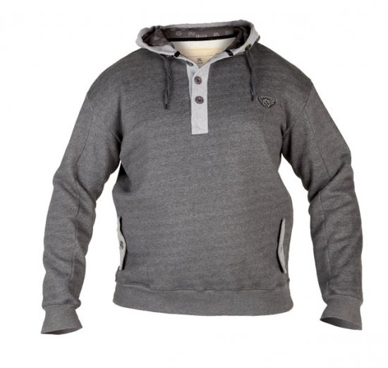 D555 Gunner Hood Grey - Mikiny & mikiny s kapucí - Mikiny & Mikiny s kapucí 2XL-12XL