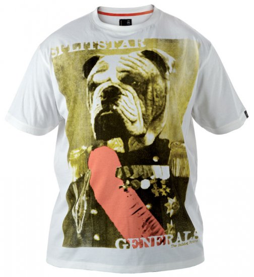 Split Star Dog T-shirt - Trička - Trička nadměrné velikosti - 2XL-14XL