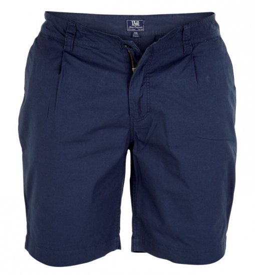 Duke Lamont Shorts Navy - Šortky - Šortky Nadměrné Velikosti W40-W60