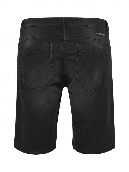 North Latitude 51336 denim šortky černé - Šortky - Šortky Nadměrné Velikosti W40-W60