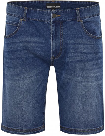 North Latitude 51336 denim šortky modré - Šortky - Šortky Nadměrné Velikosti W40-W60