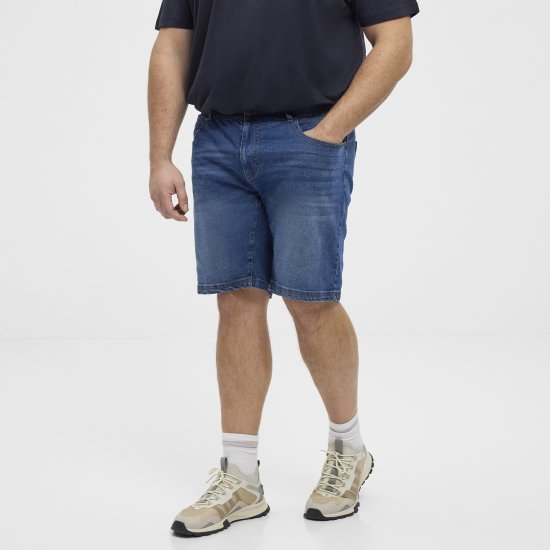 North Latitude 51336 denim šortky modré - Šortky - Šortky Nadměrné Velikosti W40-W60