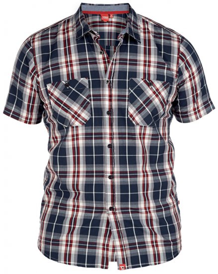 D555 Kennedy Tee + Shirt - Košile - Košile 2XL-10XL