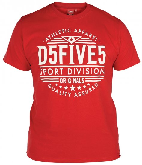 D555 Kennedy Tee + Shirt - Košile - Košile 2XL-10XL