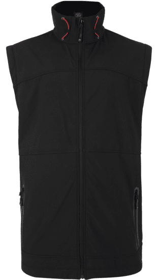 Kam Soft Shell Jacket Black - Bundy - Bundy Nadměrné Velikosti - 2XL-8XL
