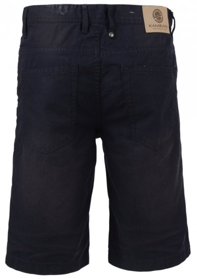 Kam Jeans Marco Shorts Black - Šortky - Šortky Nadměrné Velikosti W40-W60